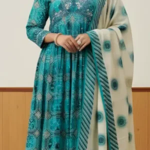 Aaliya Cut Cotton Kurti Set