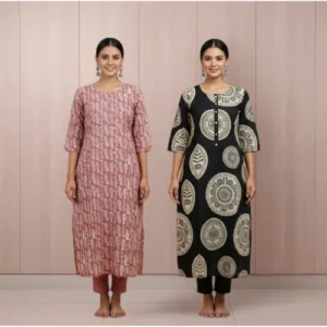 Kurti 5 Pc Set – Premium Cotton Collection ₹1500